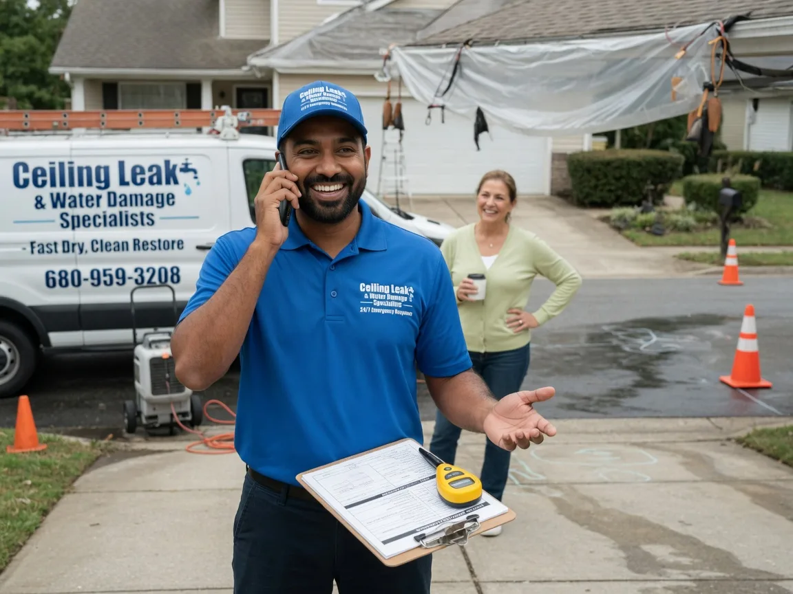 Ceiling Leak Cleanup Woodstock, GA FAQs